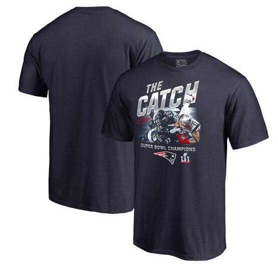 Men's New England Patriots Julian Edelman Pro Line by Fanatics Branded Super Bowl LI Champions The Catch T-Shirt - Navy FengYun,We sell and wholesale Men's New England Patriots Julian Edelman Pro Line by Fanatics Branded Super Bowl LI Champions The Catch T-Shirt - Navy FengYun on line form chian!